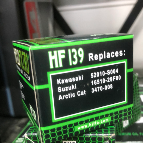HF139Premium Oil Filter — Cartridge