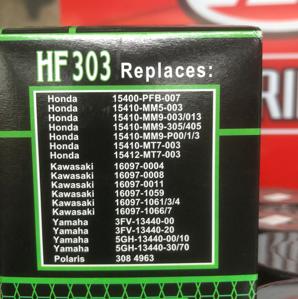 HF 303 Oil Filter Honda Kawasaki Yamaha Polaris – Rock Life Offroad, LLC